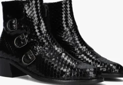 zwarte pertini enkellaarsjes 32780