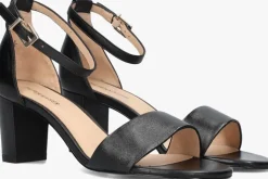 zwarte peter kaiser sandalen met hak 78340