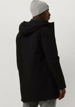 zwarte peuterey gewatteerde jas metide md