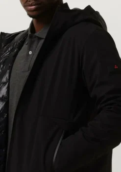 zwarte peuterey gewatteerde jas metide md