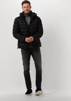 zwarte peuterey gewatteerde jas boggs cj