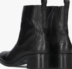 zwarte piedi nudi enkellaarsjes 2746-01