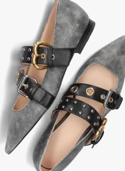 zwarte pinko ballerina's gianira