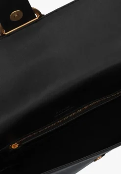 zwarte pinko schoudertas love one classic slouchy