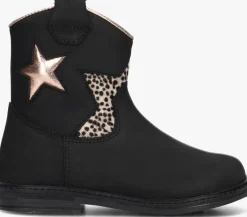 zwarte pinocchio cowboylaarzen p1697