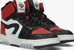 zwarte pinocchio hoge sneakers p1246