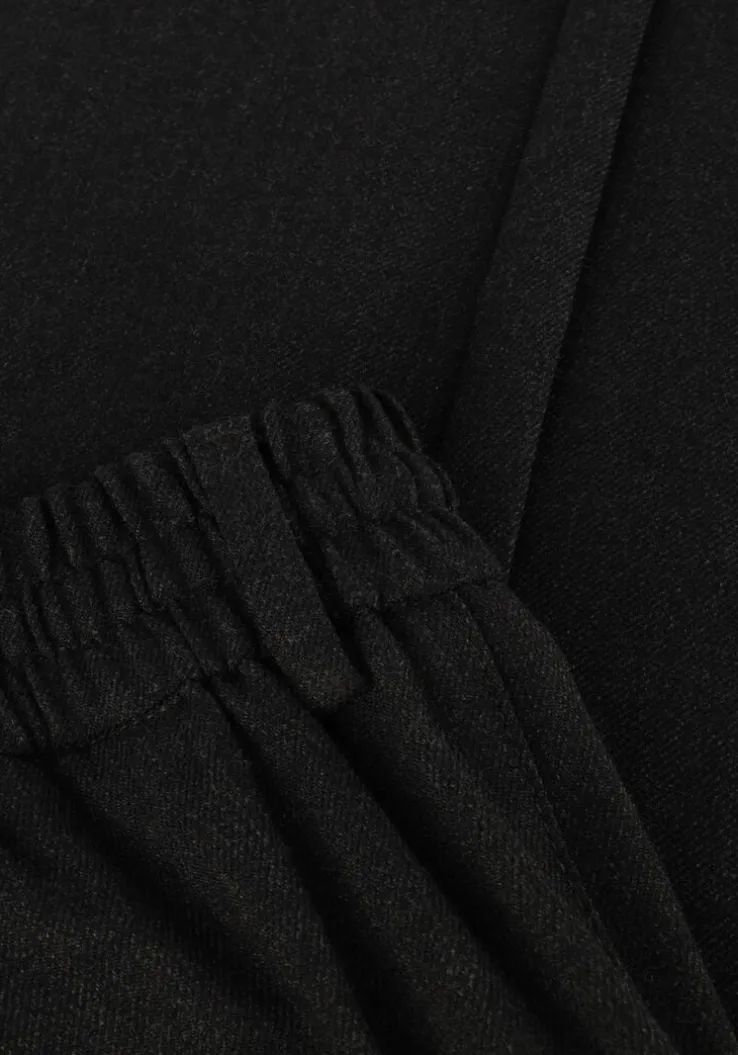 zwarte plain pantalon theo pl 838