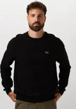 zwarte pme legend trui r-neck american classic buckley knit