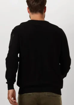 zwarte pme legend trui r-neck american classic buckley knit