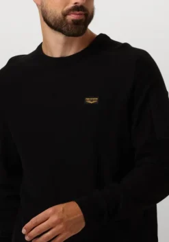 zwarte pme legend trui r-neck american classic buckley knit