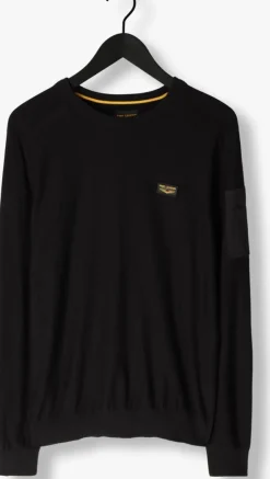 zwarte pme legend trui r-neck american classic buckley knit