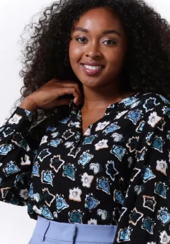 zwarte pom amsterdam blouses blouse 6939