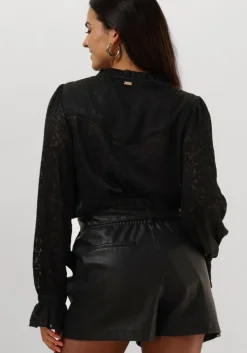 zwarte pom amsterdam blouses blouse - hearts black