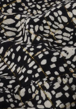 zwarte pom amsterdam midi jurk dress 7050