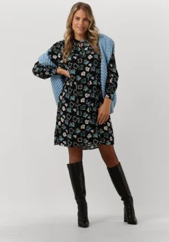 zwarte pom amsterdam mini jurk dress 6947