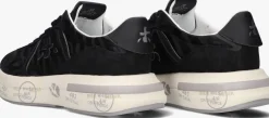 zwarte premiata lage sneakers cassie