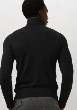 zwarte profuomo coltrui pullover roll neck