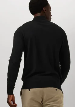 zwarte profuomo trui pullover mock