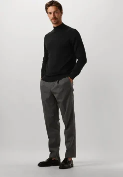 zwarte profuomo trui pullover mock