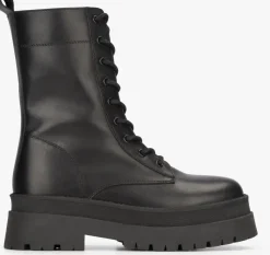 zwarte ps poelman biker boots korio