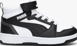 zwarte puma hoge sneakers rebound v6 mid