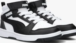 zwarte puma hoge sneakers rebound v6 mid