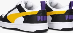 zwarte puma lage sneakers rebound v6