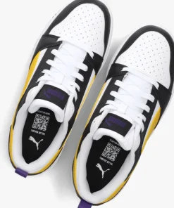 zwarte puma lage sneakers rebound v6