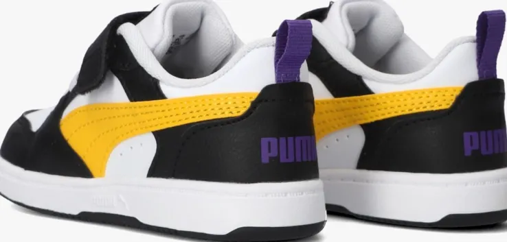 zwarte puma lage sneakers rebound v6 lo inf