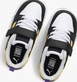 zwarte puma lage sneakers rebound v6 lo inf