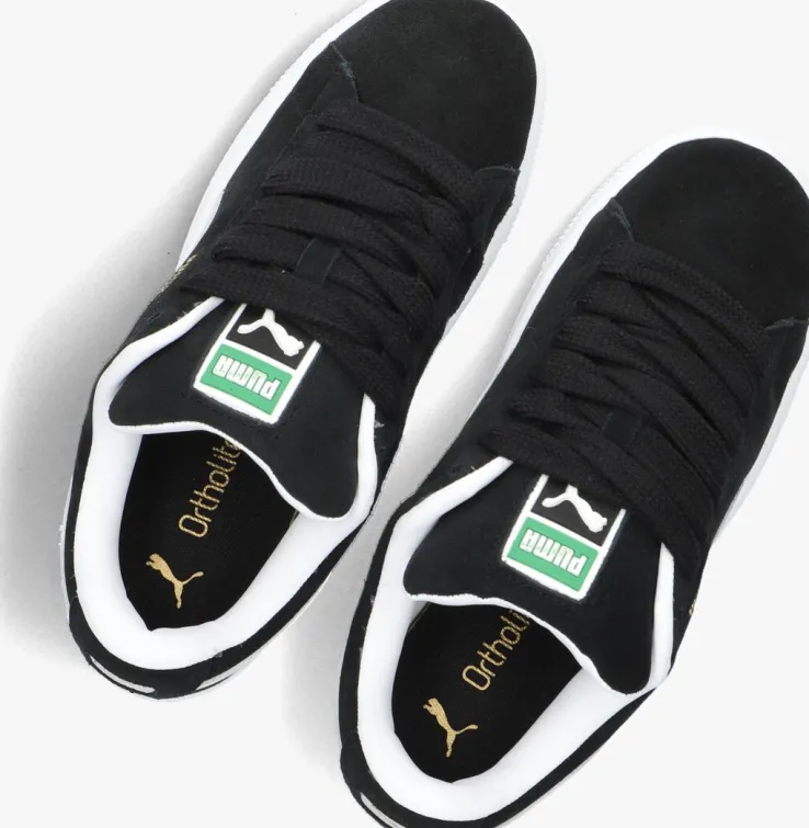 zwarte puma lage sneakers suede xl