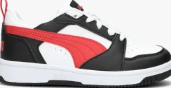 zwarte puma lage sneakers rebound v6