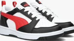 zwarte puma lage sneakers rebound v6