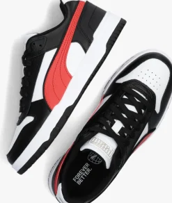 zwarte puma lage sneakers rbd game low jr