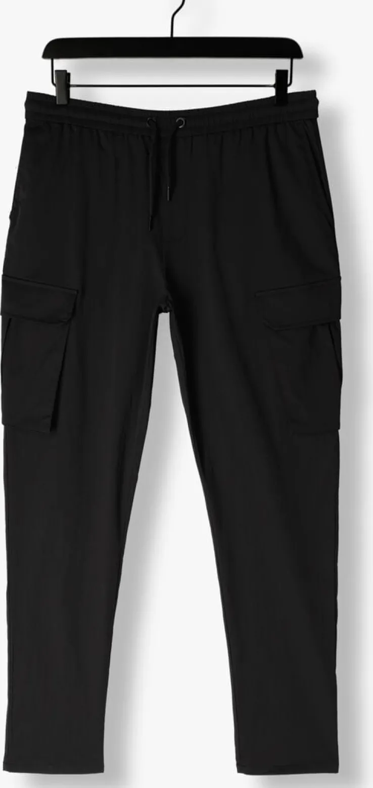zwarte pure path cargobroeken regular fit pants cargo501