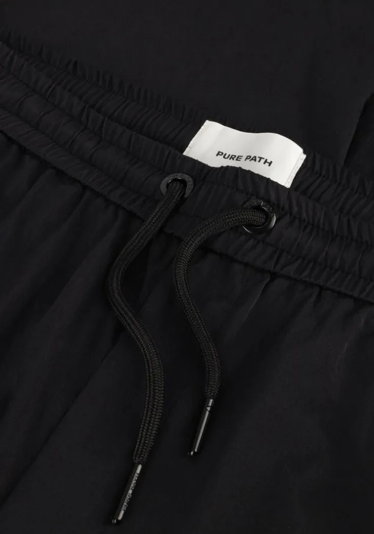 zwarte pure path cargobroeken regular fit pants cargo501