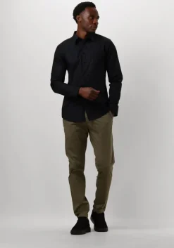 zwarte pure path casual overhemd essential casual shirt