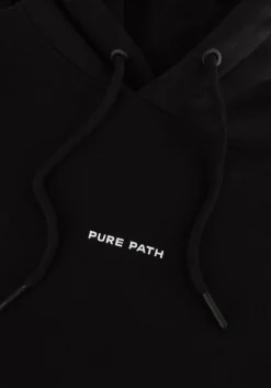zwarte pure path sweater essential logo hoodie