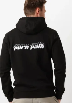 zwarte pure path trui regular fit sweaters hoodie302