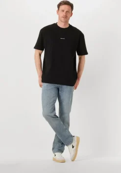 zwarte pure path t-shirt loose fit crewneck ss t-shirts