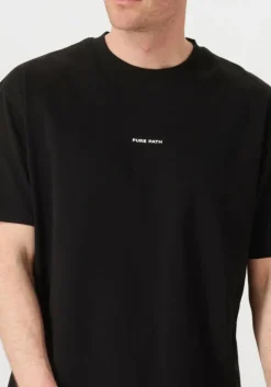 zwarte pure path t-shirt loose fit crewneck ss t-shirts