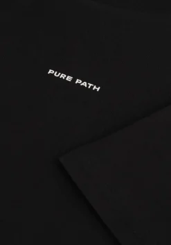 zwarte pure path t-shirt loose fit crewneck ss t-shirts