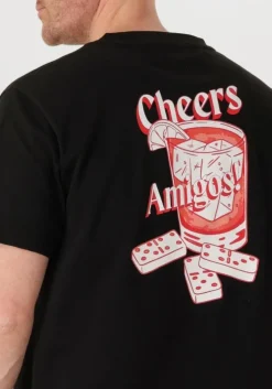 zwarte pure path t-shirt regular fit crewneck ss t-shirts