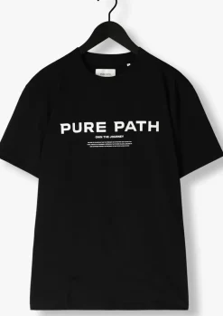 zwarte pure path t-shirt tshirt with front print