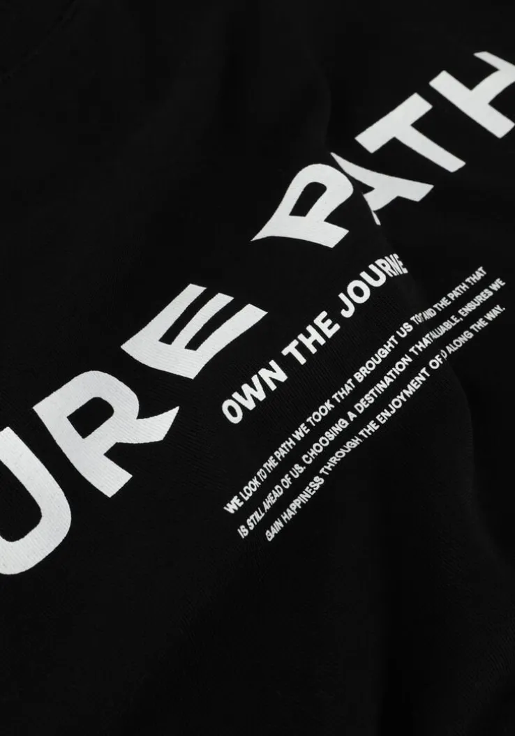 zwarte pure path t-shirt tshirt with front print