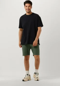 zwarte purewhite t-shirt tshirt with small front logo at side and big back print