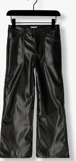 zwarte raizzed flared broek ayla