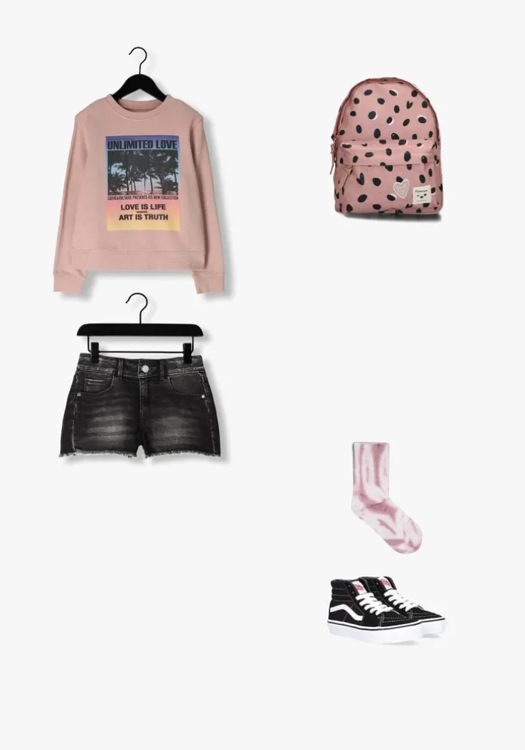 zwarte raizzed shorts louisiana