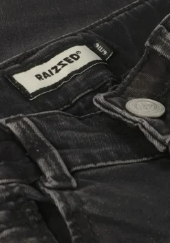 zwarte raizzed skinny jeans tokyo