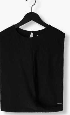 zwarte raizzed top sela